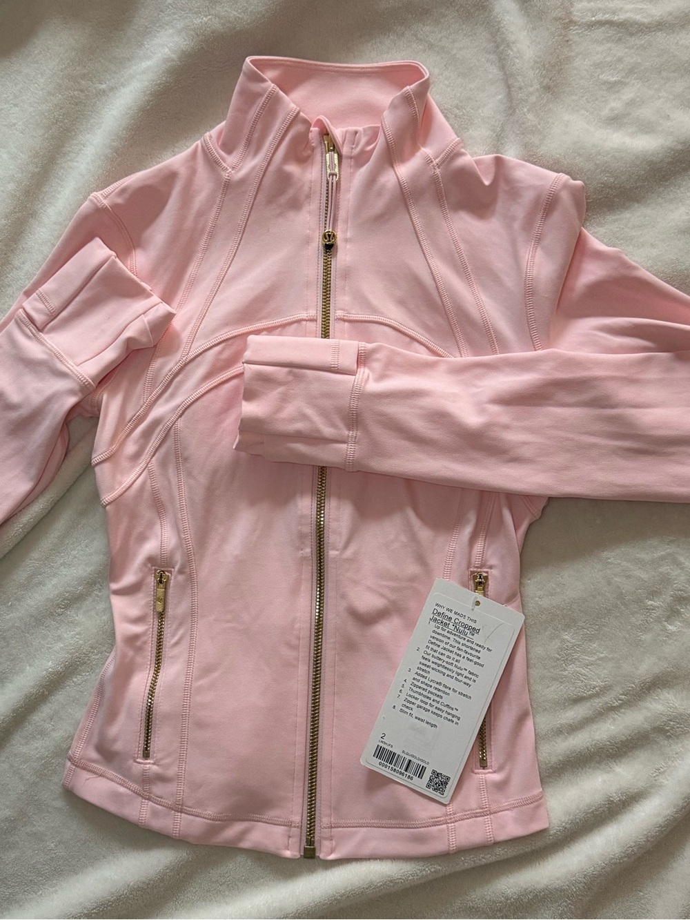 Lululemon define cropped jacket
